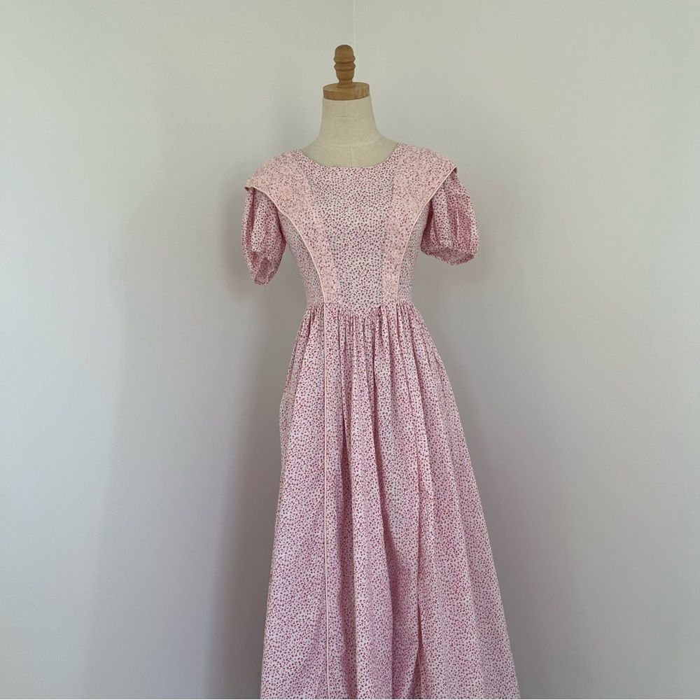 Vintage Puff Sleeve Prairie Dress XS - Picture 2 of 13